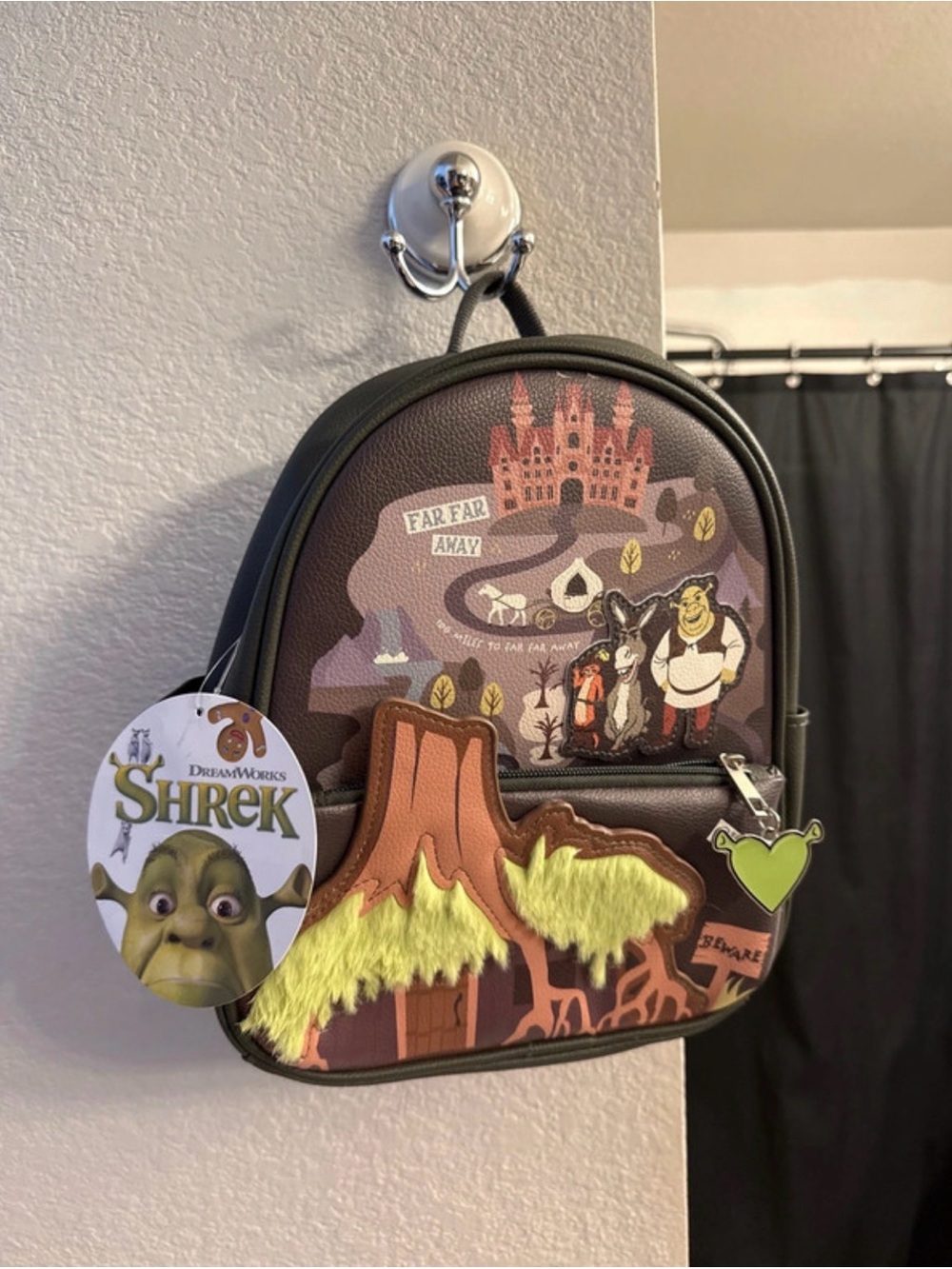 DreamWorks Shrek Mini Backpack - Green, Brown, Yellow